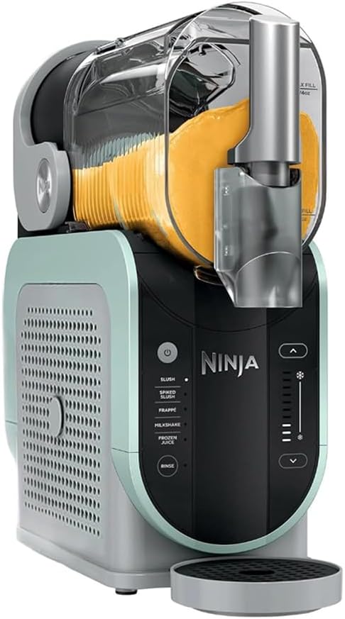 Ninja FS305CO SLUSHi RapidChill Technology Frozen Drink & Slushie Machine 96 OZ (Renewed) Bundle with Ninja SLUSHi Travel Party Tote Black