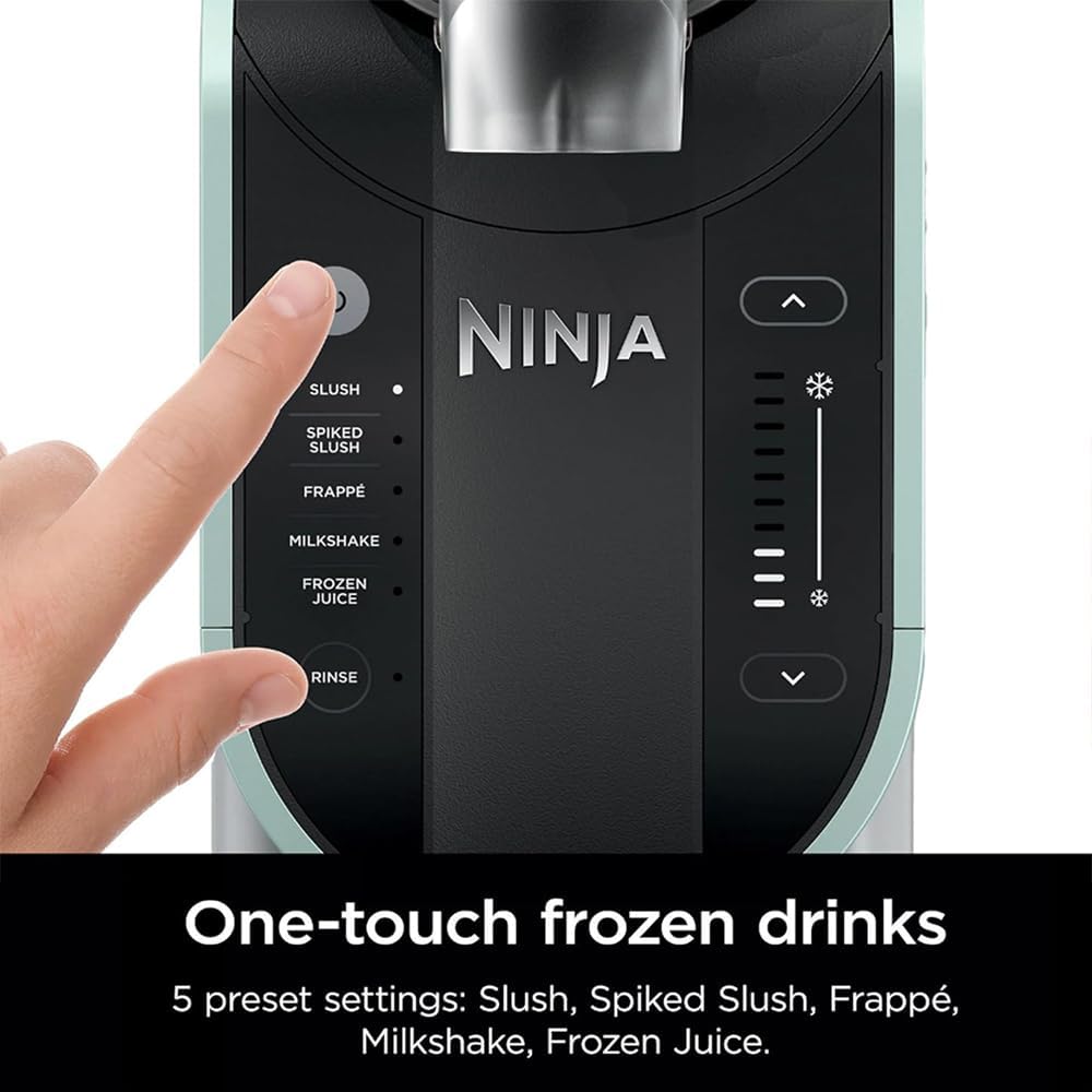 Ninja FS305CO SLUSHi RapidChill Technology Frozen Drink & Slushie Machine 96 OZ (Renewed) Bundle with Ninja SLUSHi Travel Party Tote Black