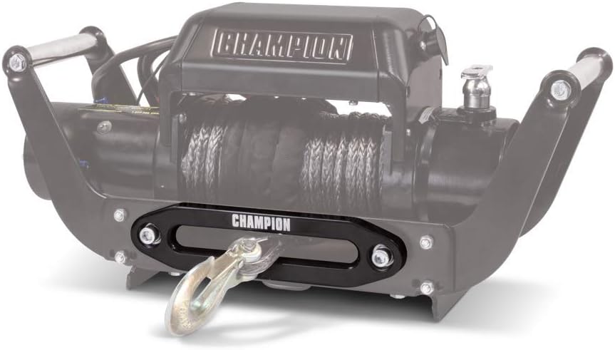 Champion Power Equipment 100375 Aluminum Hawse Fairlead for 8000-12,000 lb. Truck/SUV Winches for Synthetic Rope
