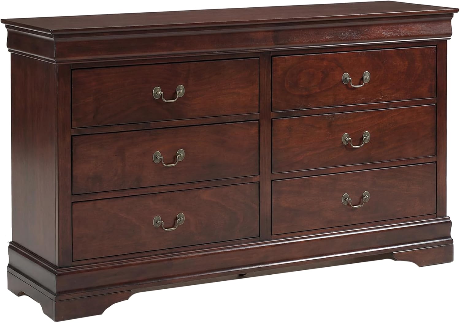 Signature Design by Ashley Alisdair Traditional 6 Drawer Dresser, Dark Brown