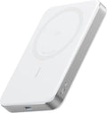 Anker MagGo Power Bank, Slim 10,000mAh Magnetic Battery Pack, Qi2 Certified 15W Ultra-Fast MagSafe Compatible Portable Charger, Ergonomic Design, for iPhone17/16/15/14 Series, and More
