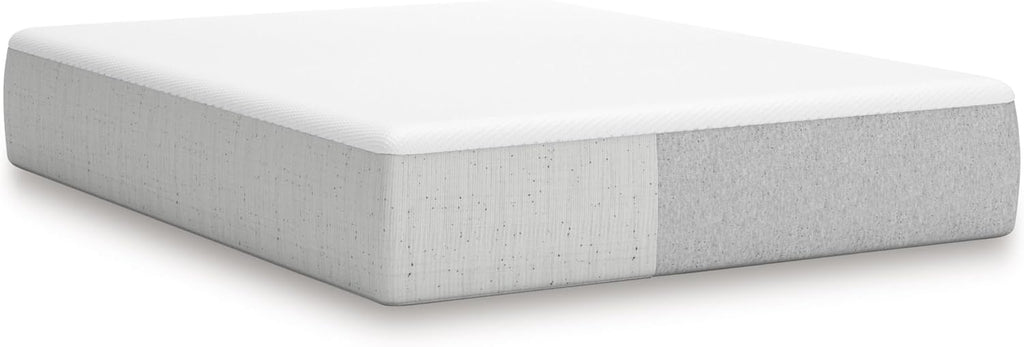 Signature Design by Ashley King Size Cool Max 12 Inch Medium Plush Cooling Gel Infused Memory Foam Mattress for Pressure Relief, Fiberglass-Free, Mattress in A Box