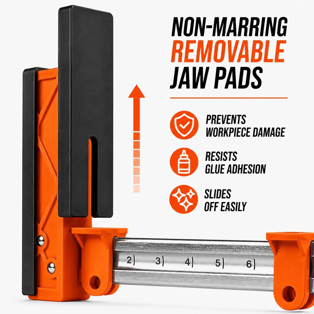 WEN 24-Inch 2000-Pound Parallel Jaw Clamp and Spreader Set, Two-Pack (CLP122)