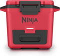 Ninja FrostVault 30qt Hard Cooler with Dry Zone | Integrated Fridge-Temp Dry Storage Drawer | Premium Heavy-Duty Insulated Cooler | Keeps Ice Cold for Days | True Red | FB131RD1