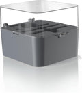 Ninja Professional XL Food Processor Discs, Dough Blade, and Spindle Storage Box, Compatible with NF701, Gray, XSKNF70SBX