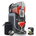 Ninja FS301 SLUSHi 88 oz. Frozen Drink & Slushie Machine (Renewed) Bundle with Deco Essentials Collapsable Water Bottle BPA Free 24oz Gray/Stainless and 1 YR CPS Enhanced Protection Pack
