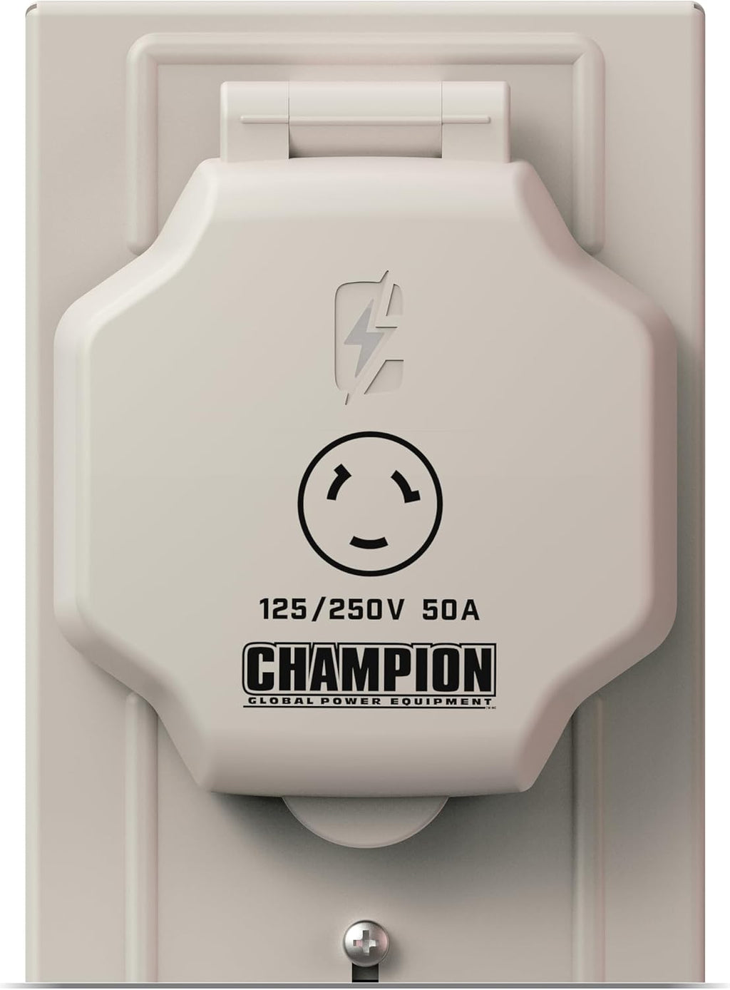 Champion Power Equipment 50A 125/250V Power Inlet Box