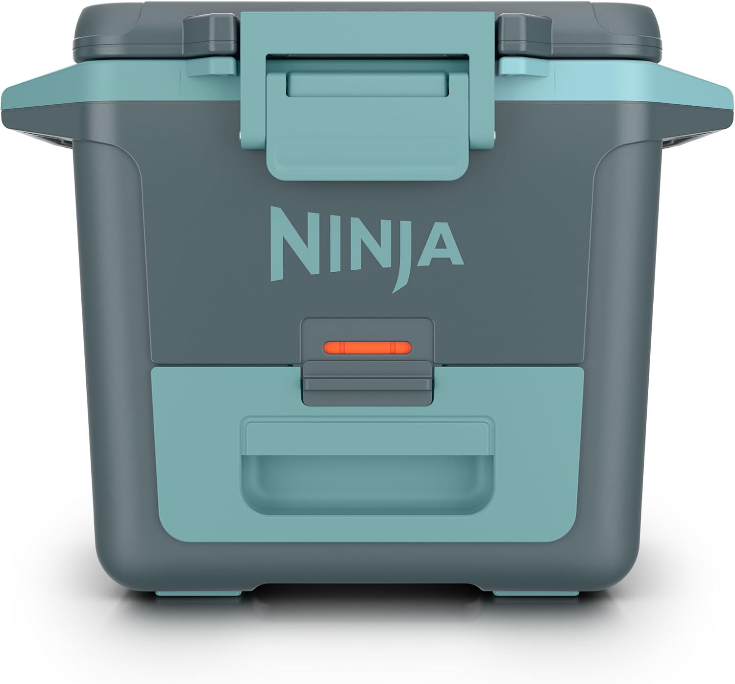 Ninja FrostVault 30qt Hard Cooler with Dry Zone | Integrated Fridge-Temp Dry Storage Drawer | Premium Heavy-Duty Insulated Cooler | Keeps Ice Cold for Days | Halocline Green | FB131TL