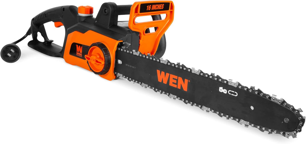 WEN CP1216 Electric Chainsaw, Corded, 12-Amp, 16-Inch
