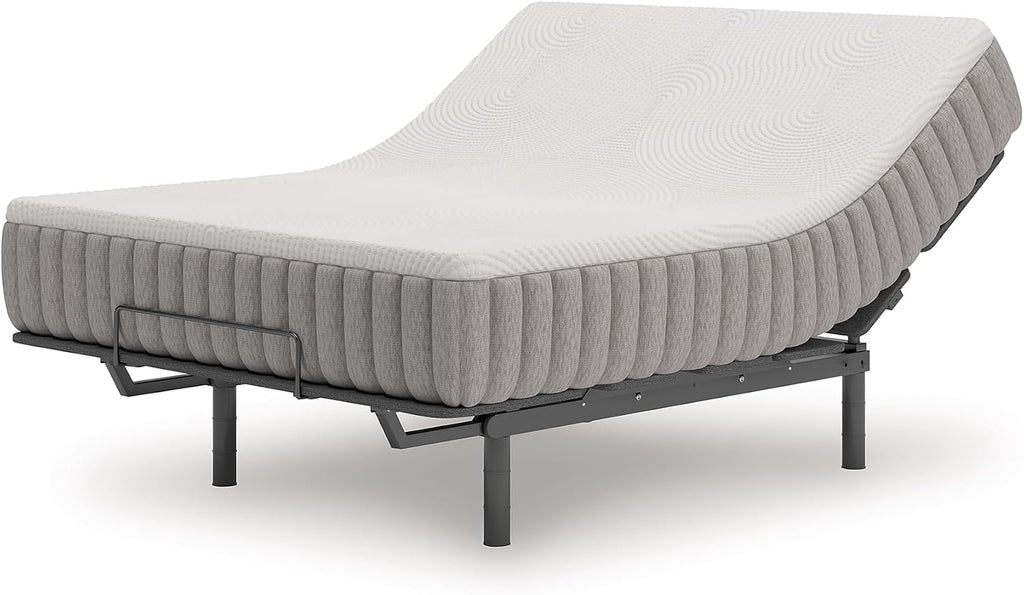 Signature Design by Ashley Terra Sleep Firm 12 Inch Antimicrobial Natural Talalay Latex Foam Hybrid Mattress with Temperature Regulating for Pressure Relief, Queen, Fiberglass-Free, Mattress in A Box