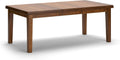 Signature Design by Ashley Ralene Extendable Dining Table, With Butterfly Leaf Seats 6-8, Wood Dining Room Table for Family Meals, Burnished Brown 42 x 60-78 Inch
