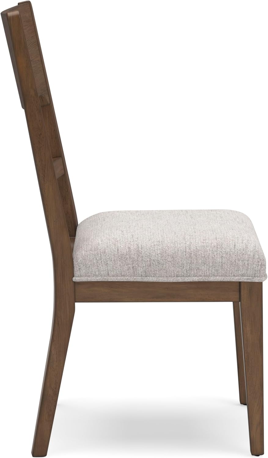 Signature Design by Ashley Cabalynn Upholstered Dining Chairs – Set of 2 Comfortable Side Chairs for Kitchen & Dining Room, Farmhouse Modern Style, Brown/Tan Fabric, Solid Hardwood Frame