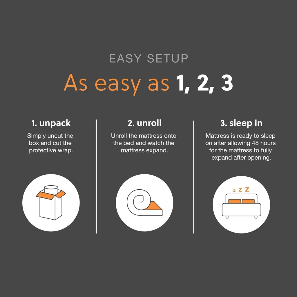 Signature Design by Ashley Queen Size Cool Max 12 Inch Medium Plush Cooling Gel Infused Memory Foam Mattress for Pressure Relief, Fiberglass-Free, Mattress in A Box