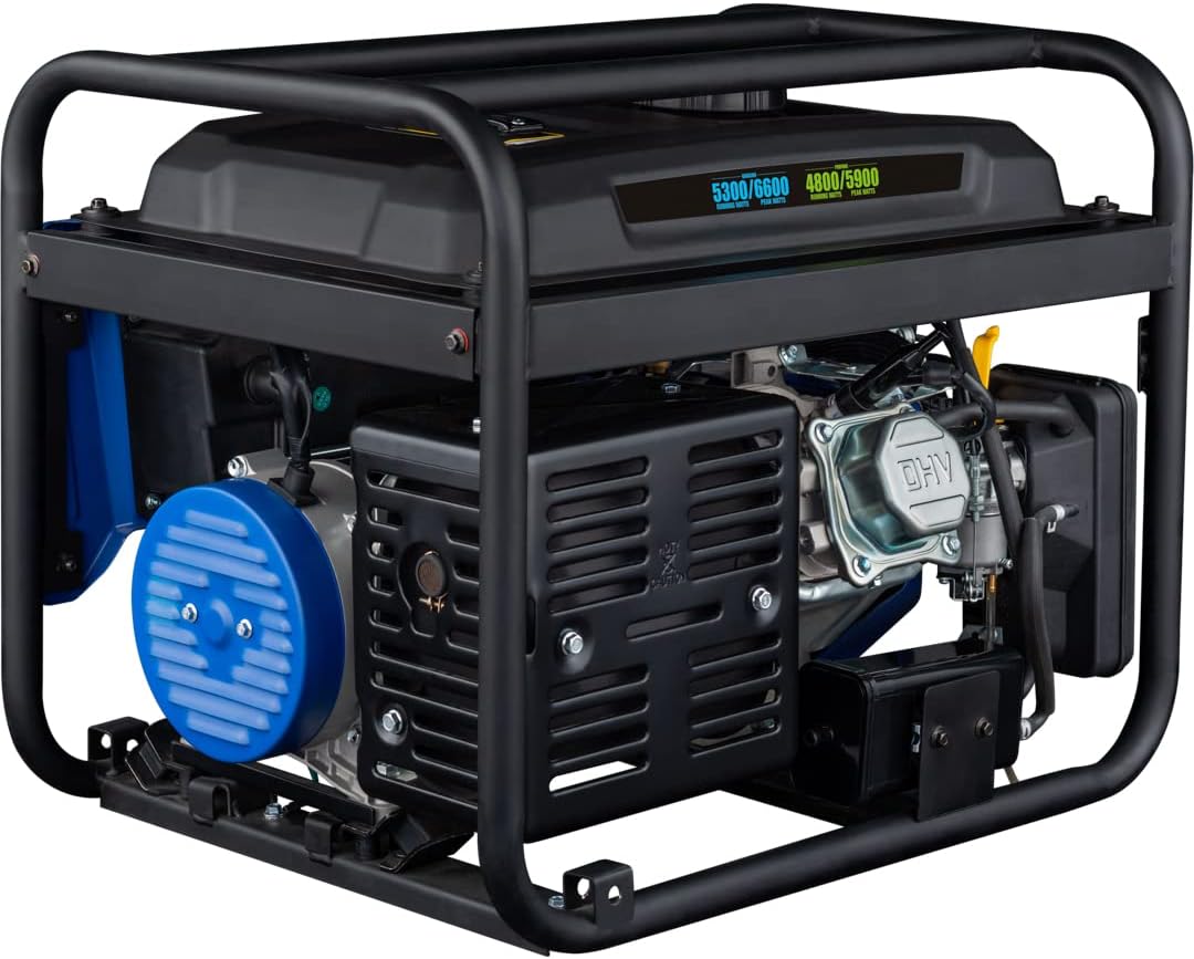 Westinghouse 6600 Watt Dual Fuel Home Backup Portable Generator, Remote Electric Start, Transfer Switch Ready, RV Ready, CO Sensor