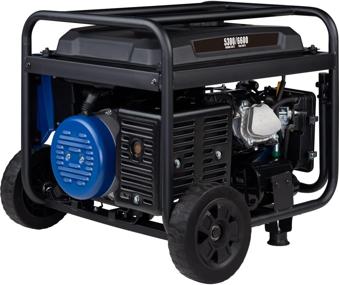 Westinghouse 6600 Watt Home Backup Portable Generator, Electric Start, Transfer Switch Ready 30A Outlet, RV Ready 30A Outlet, CO Sensor