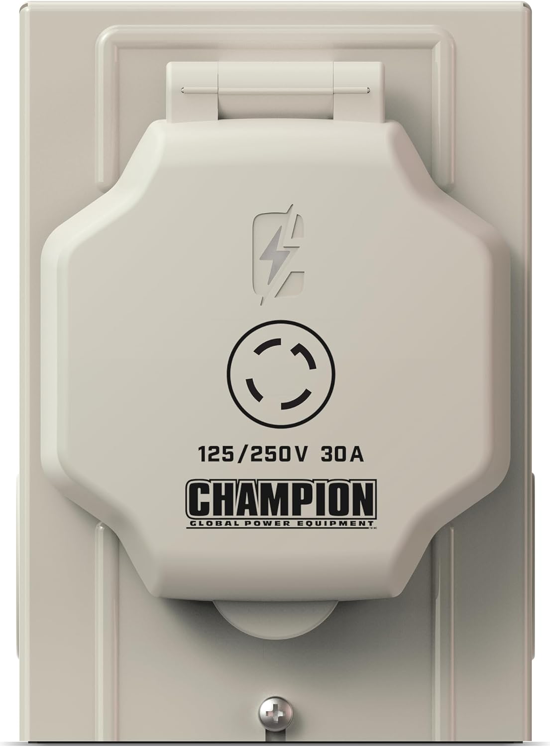Champion Power Equipment 30A 125/250V Power Inlet Box