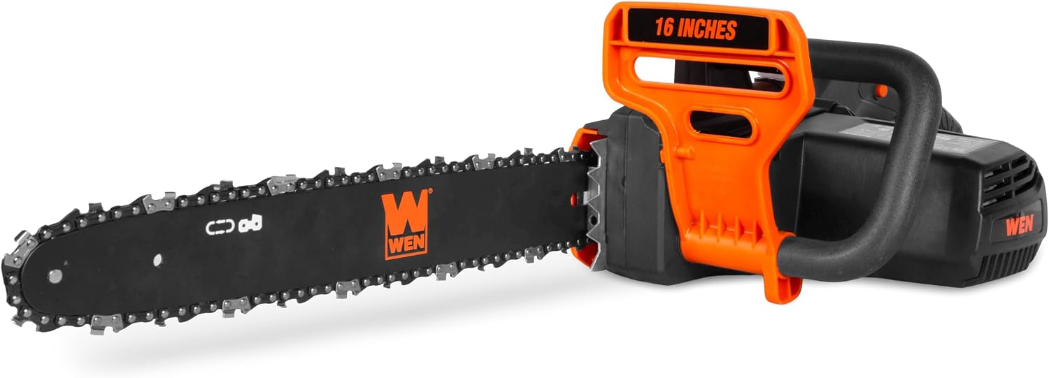 WEN CP1216 Electric Chainsaw, Corded, 12-Amp, 16-Inch