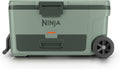 Ninja FrostVault | 65qt Wheeled Cooler with Cold Dry Zone | Integrated Fridge-Temp Dry Storage Drawer | Premium Heavy-Duty Insulated Cooler | Keeps Ice Cold for Days | Spanish Moss | FB265GN1