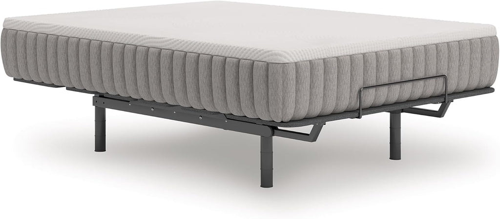 Signature Design by Ashley Terra Sleep Firm 12 Inch Antimicrobial Natural Talalay Latex Foam Hybrid Mattress with Temperature Regulating for Pressure Relief, Queen, Fiberglass-Free, Mattress in A Box