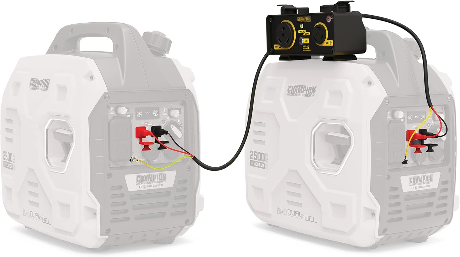 Champion Power Equipment 100740 30-Amp ParaLINK Parallel Kit for Linking Two 2000 to 3000 Watt Inverter Generators, RV Ready