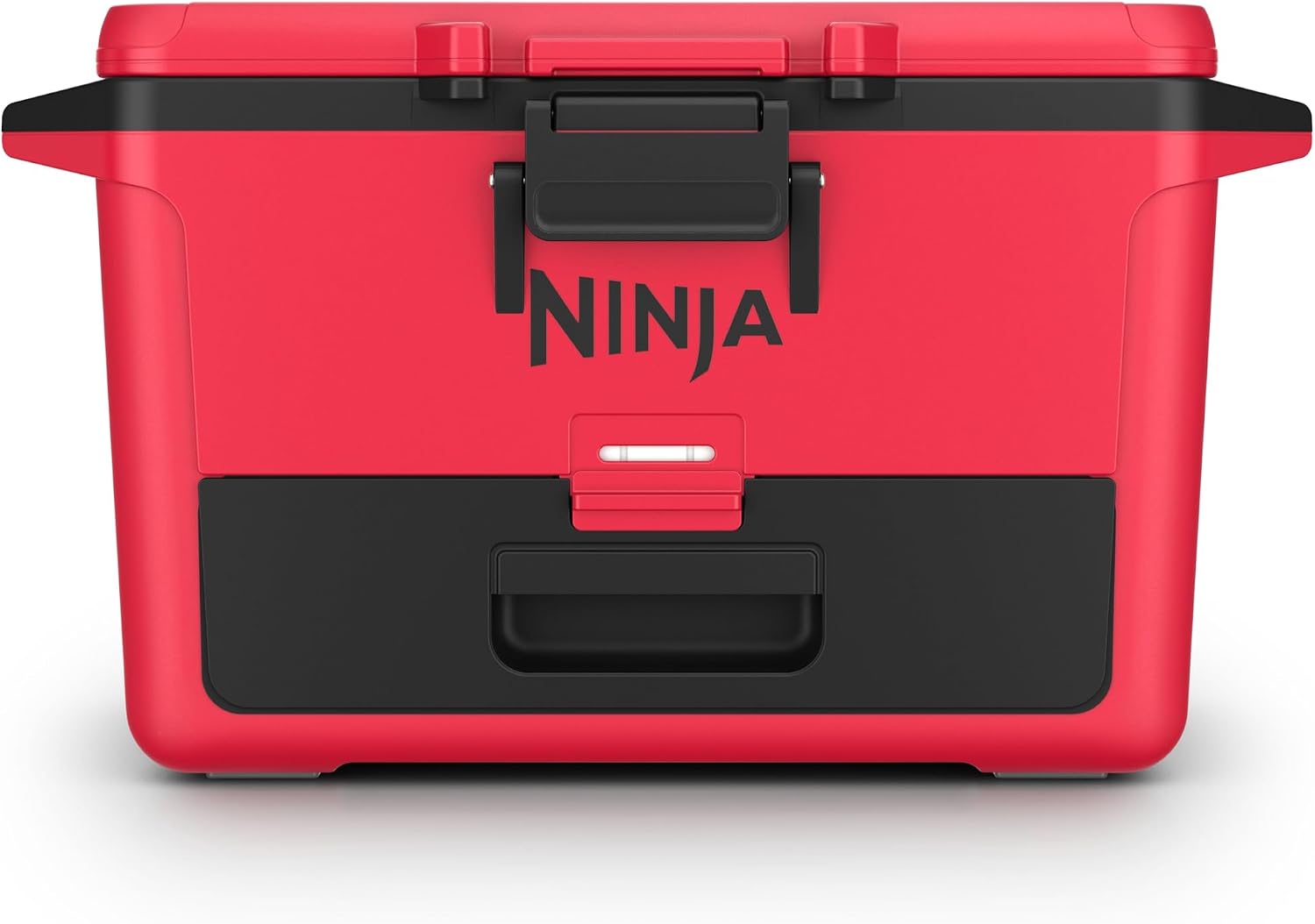 Ninja FrostVault 50qt Hard Cooler with Dry Zone | Integrated Fridge-Temp Dry Storage Drawer | Premium Heavy-Duty Insulated Cooler | Keeps Ice Cold for Days | True Red | FB151RD1