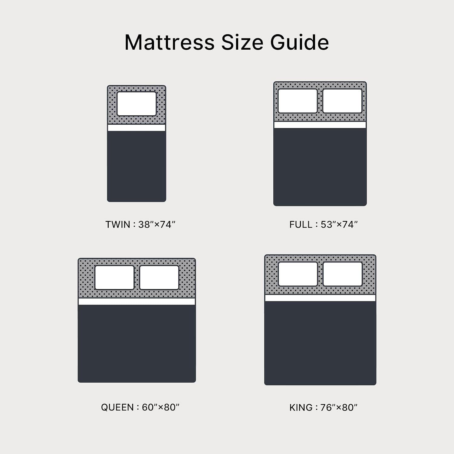 Signature Design by Ashley Queen Size Chime 8 Inch Medium Firm Innerspring Mattress with Pressure Relief Quilt Foam, Fiberglass-Free, Mattress In A Box