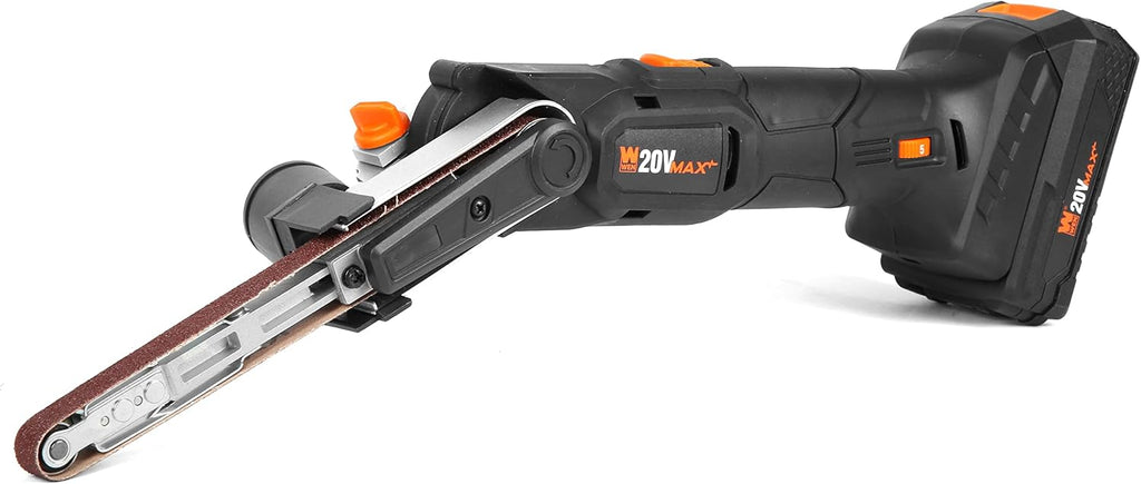 WEN Cordless Detail File Sander, Variable Speed with 20V Max 2.0 Ah Lithium-Ion Battery and Charger (20437)