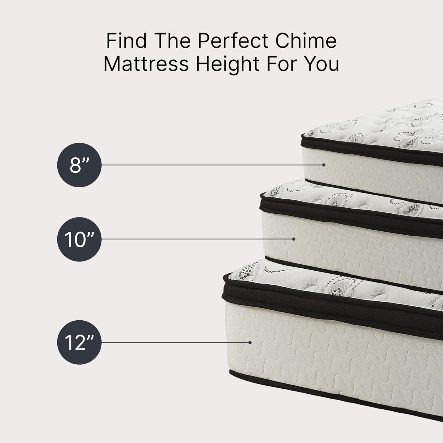 Signature Design by Ashley Chime Memory Foam 12" Twin Mattress with Thick Memory and Support Foam for Pressure Relief, Fiberglass-Free, Mattress In A Box