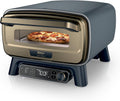 Ninja Artisan Outdoor Pizza Oven, 12-inch, 3-minute Pizza, Neapolitan, Thin Crust, New York Chicago, Custom, 700F Max Temperature, Electric Heat, Bake, Broil, Proof, Warm, Blue, MO201BL1