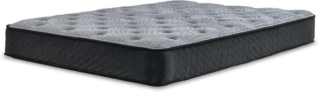 Signature Design by Ashley Queen Size Comfort Plus Hybrid Mattress with Memory and Quilt Foam, Wrapped Coils, Fiberglass-Free, 10-Year Warranty, 10" Height