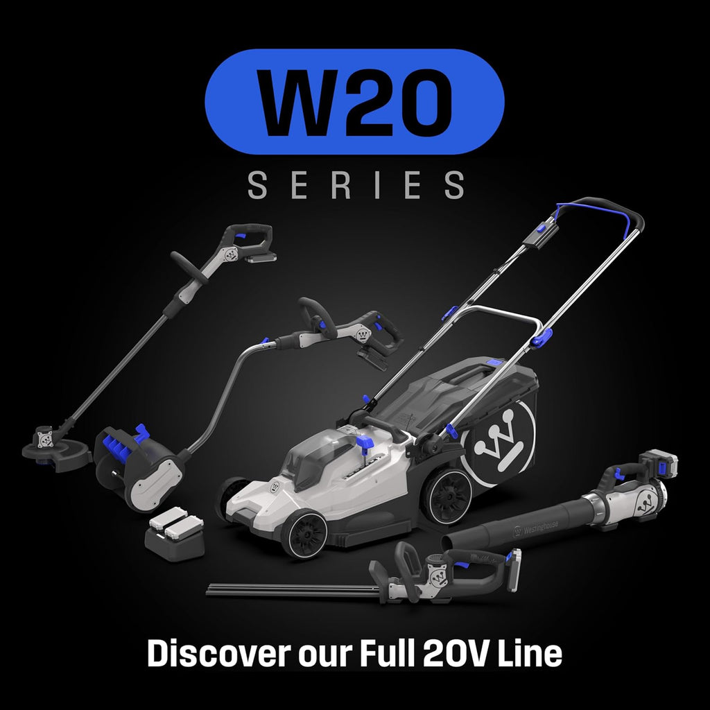 Westinghouse 20V Cordless Hedge Trimmer, 22 Inch Dual-Action Steel Blades, 2.0Ah Battery and Charger Included