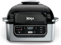 Ninja AG300 4-in-1 Indoor Grill with 4-Quart Air Fryer with Roast, Bake, and Cyclonic Grilling Technology