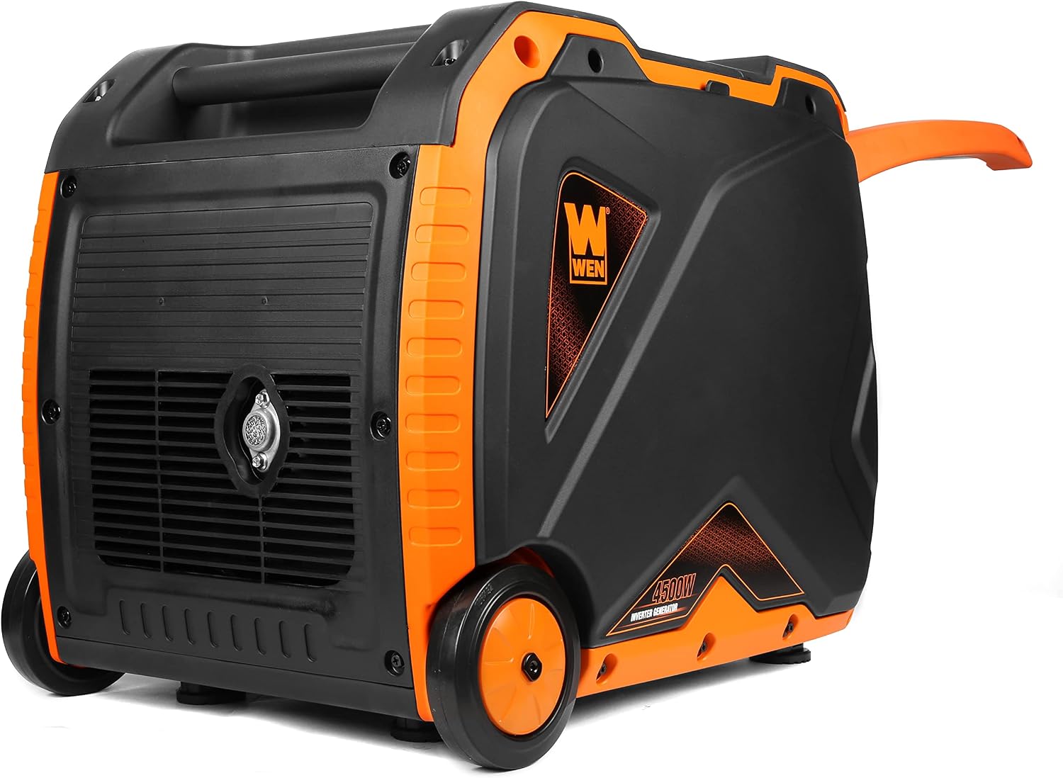 WEN 56450iX Dual Super Quiet 4500-Watt RV-Ready Portable Inverter Generator with Fuel Shut-Off and CO Watchdog Black