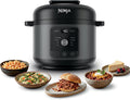 Ninja HyperHeat 9-in-1 Electric Pressure Cooker | 6.5 Qt Multi Cooker with Sear/Sauté, Slow Cooker, Rice Cooker, Sous Vide | 1200W | Fast Cooking, PFAS-Free Pot | Dark Gray | PC201GY