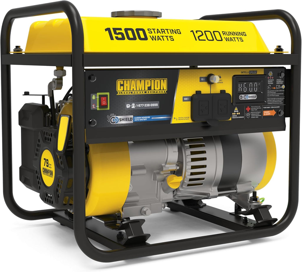 Champion Power Equipment 1500-Watt Portable Generator with Free 3-Year Warranty