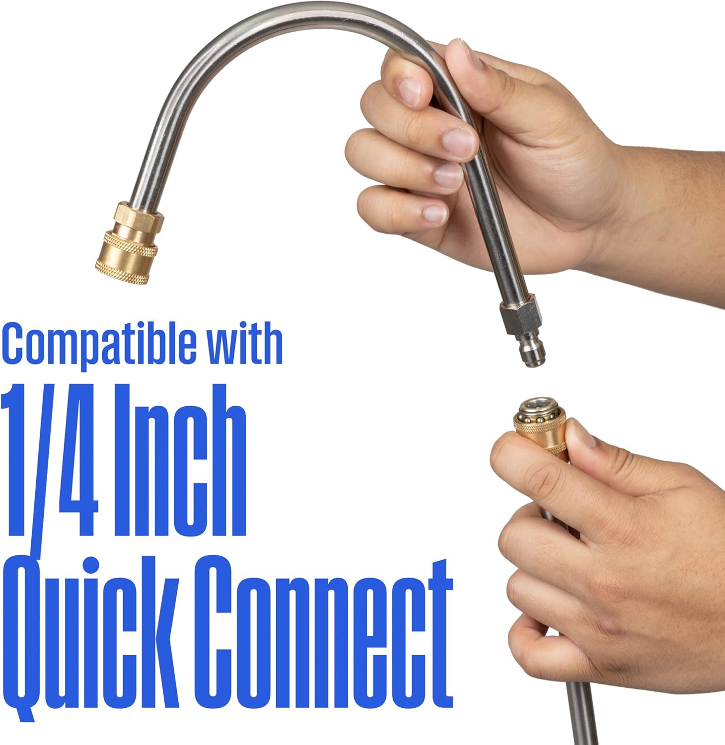 Westinghouse 13” Pressure Washer Gutter Cleaner Wand - 3600 Max PSI, 1/4” Connector - for Gas and Electric Pressure Washers