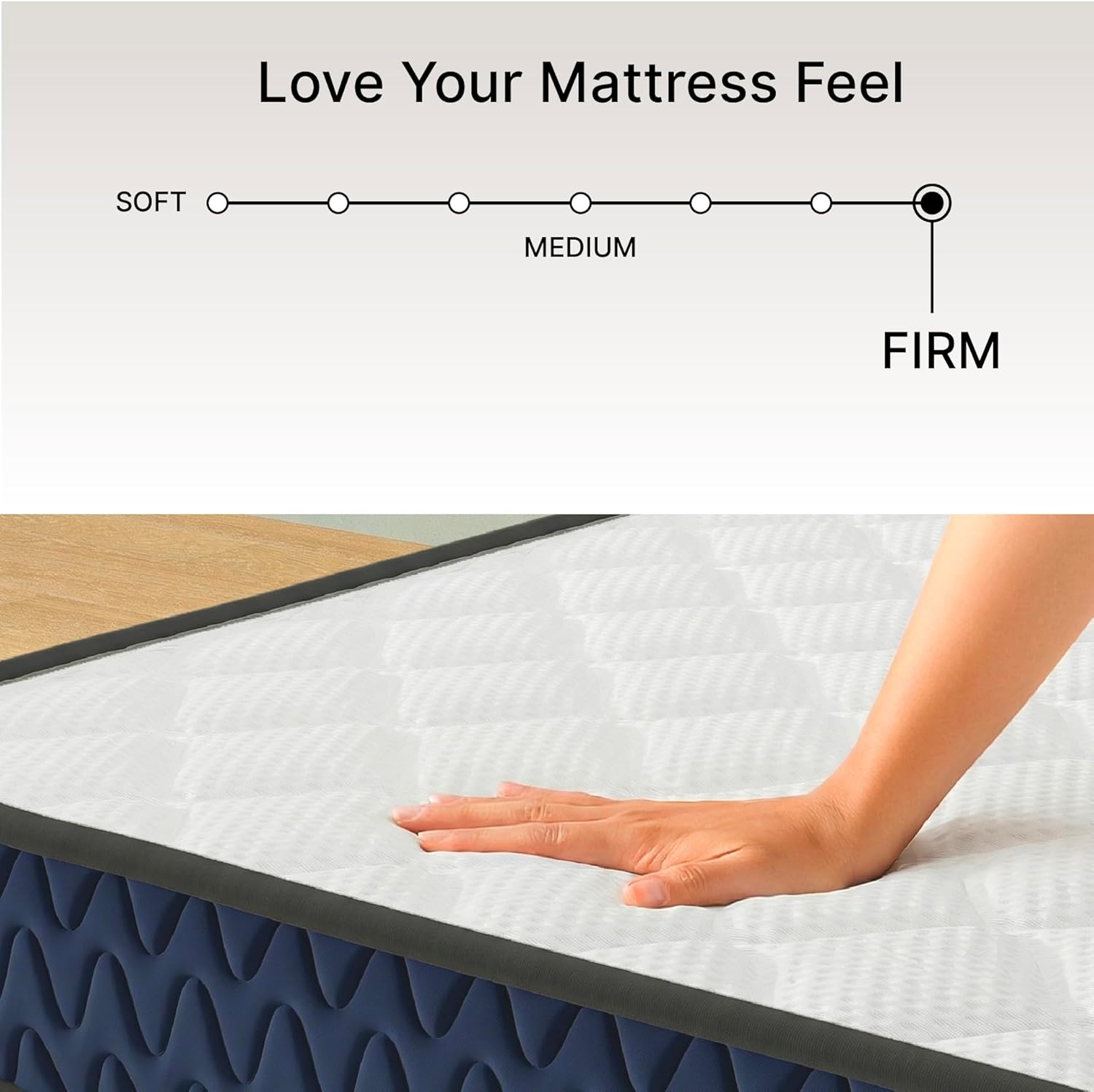 Signature Design by Ashley Full Size Firm 6 Inch Memory Foam Mattress, Super Soft Foam with Breathable Quilted Cover, Fiberglass-Free, Mattress' A Box, Adjustable Base Compatible, Limited Warranty