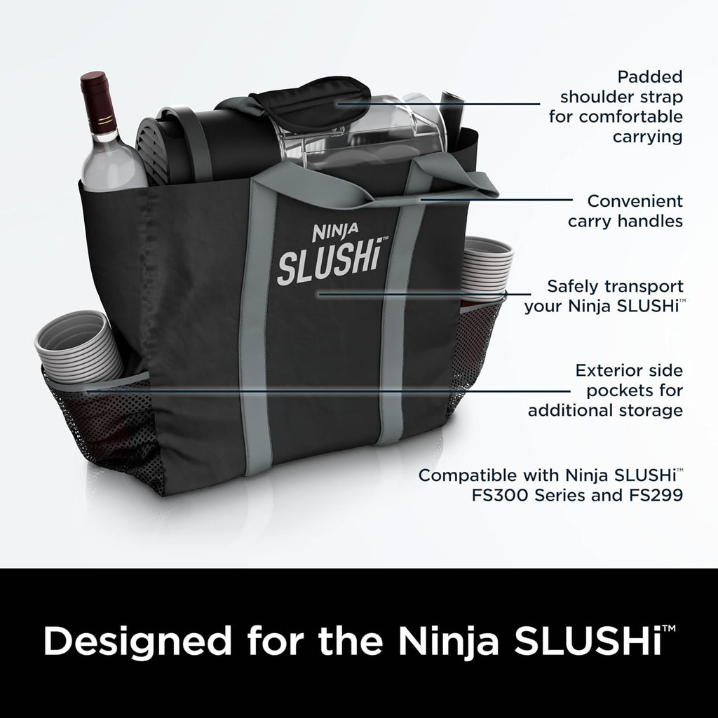 Ninja SLUSHi Travel Party Tote, Compatible with FS300 Series and FS299, Black, XSKTRVLBAGQ