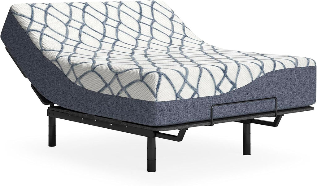 Signature Design by Ashley 14 Inch Chime Elite 2.0 Ultra Plush Green Tea Memory Foam Mattress for Cool Sleep and Pressure Relief, King, Fiberglass-Free, Mattress In A Box