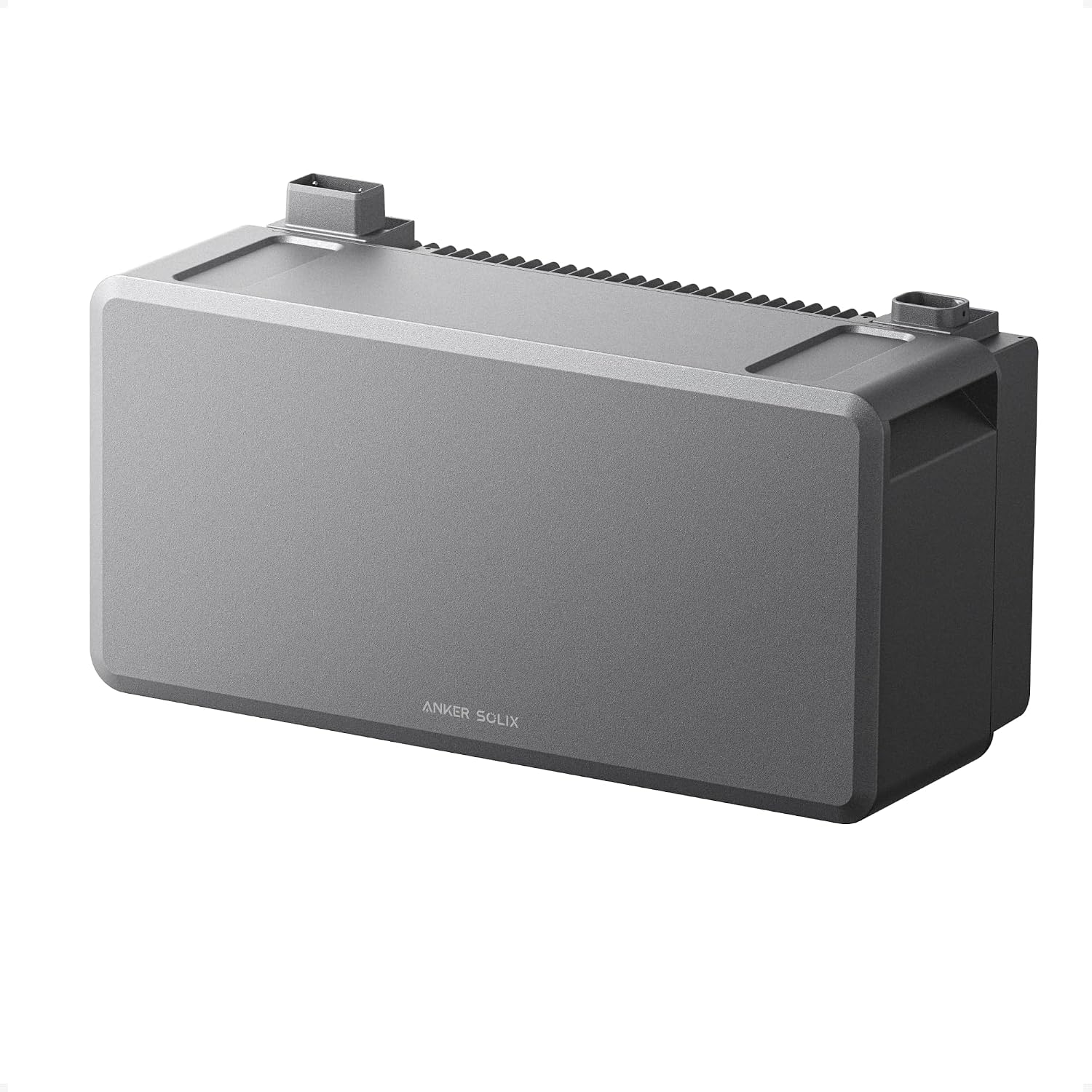 Anker SOLIX B6000 Battery Module for E10, AC Generator Adapter Included, 6kWh Expandable Capacity, 10kW Turbo Output, Automotive-Grade LFP Cells, 10-Year Lifespan, 4,000+ Cycles, UL 9540A Certified