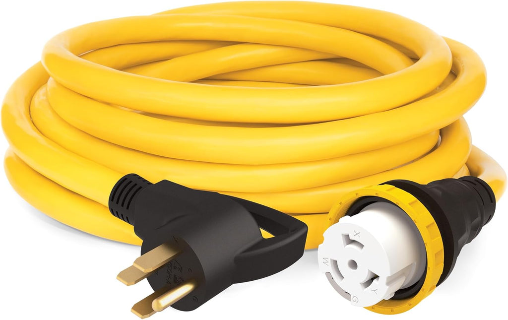 Champion Power Equipment 30-Foot 50-Amp 125/250-Volt RV Generator Power Cord, (14-50P to SS2-50R)