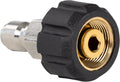 Westinghouse Heavy-Duty 3/4" GHT to M22-14MM Quick-Connect Fitting For Pressure Gun to Pressure Washer Hose