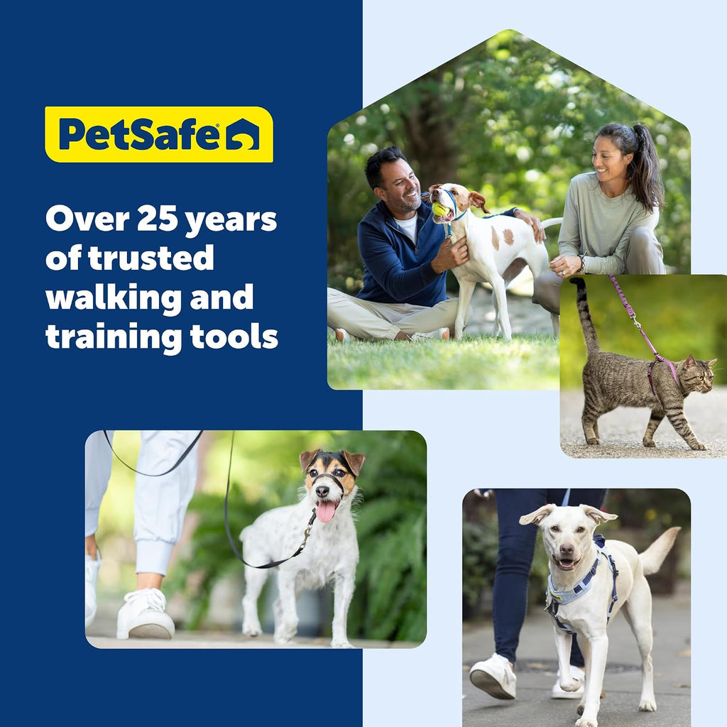 PetSafe Gentle Leader No-Pull Dog Headcollar - The Ultimate Solution to Pulling - Redirects Your Dog's Pulling for Easier Walks - Helps You Regain Control - Large, Black