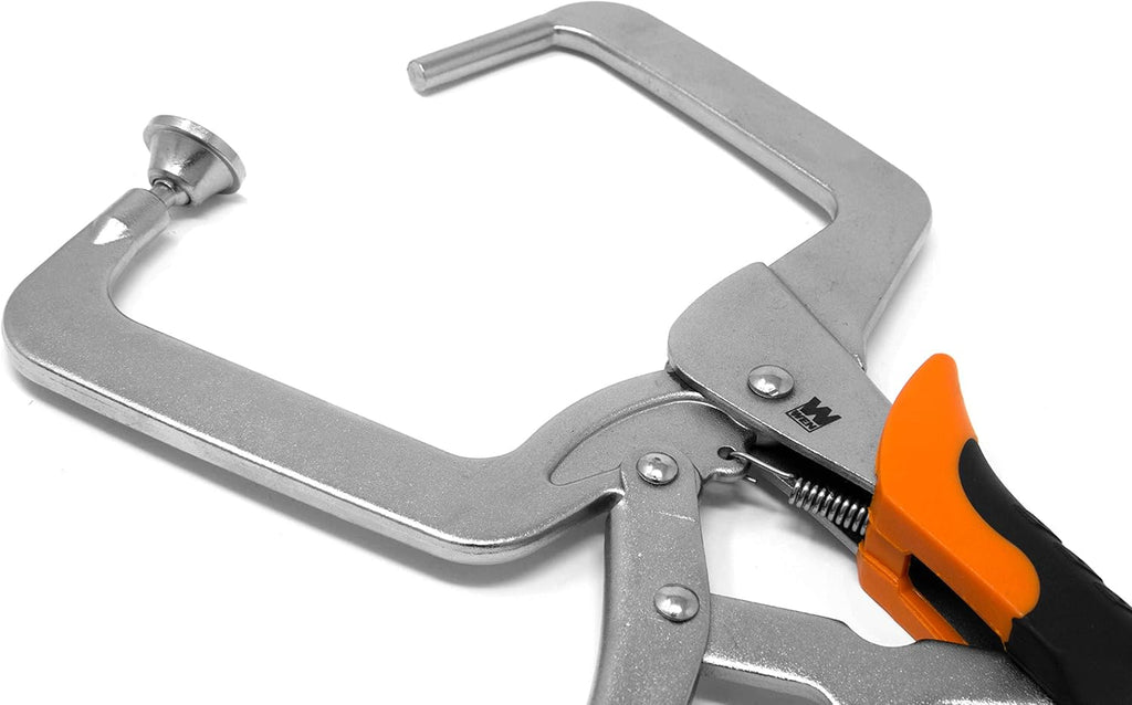 WEN CL436R 4-Inch Right Angle Clamp for Woodworking and Pocket Hole Joinery