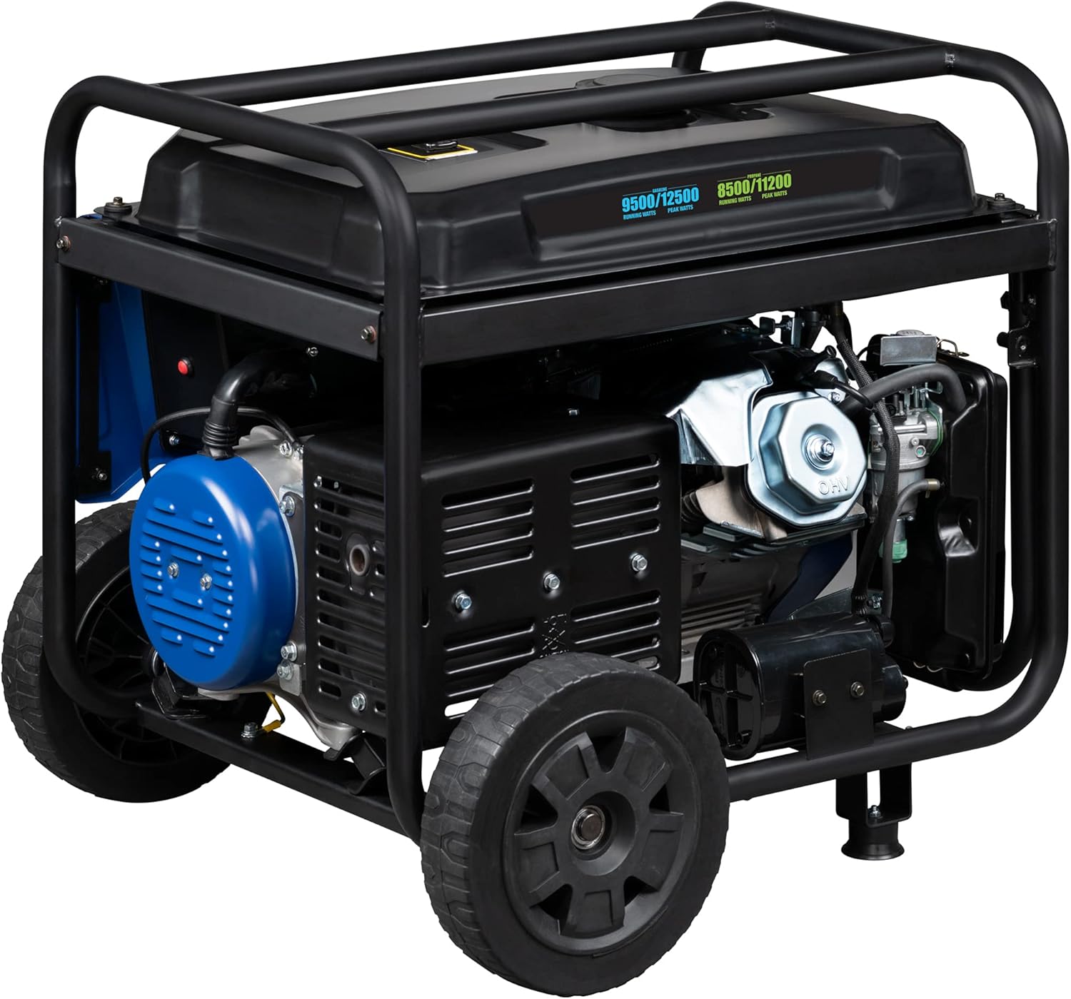 Westinghouse 12500 Peak Watt Dual Fuel Home Backup Portable Generator, Remote Electric Start, Transfer Switch Ready, Gas and Propane Powered, CO Sensor