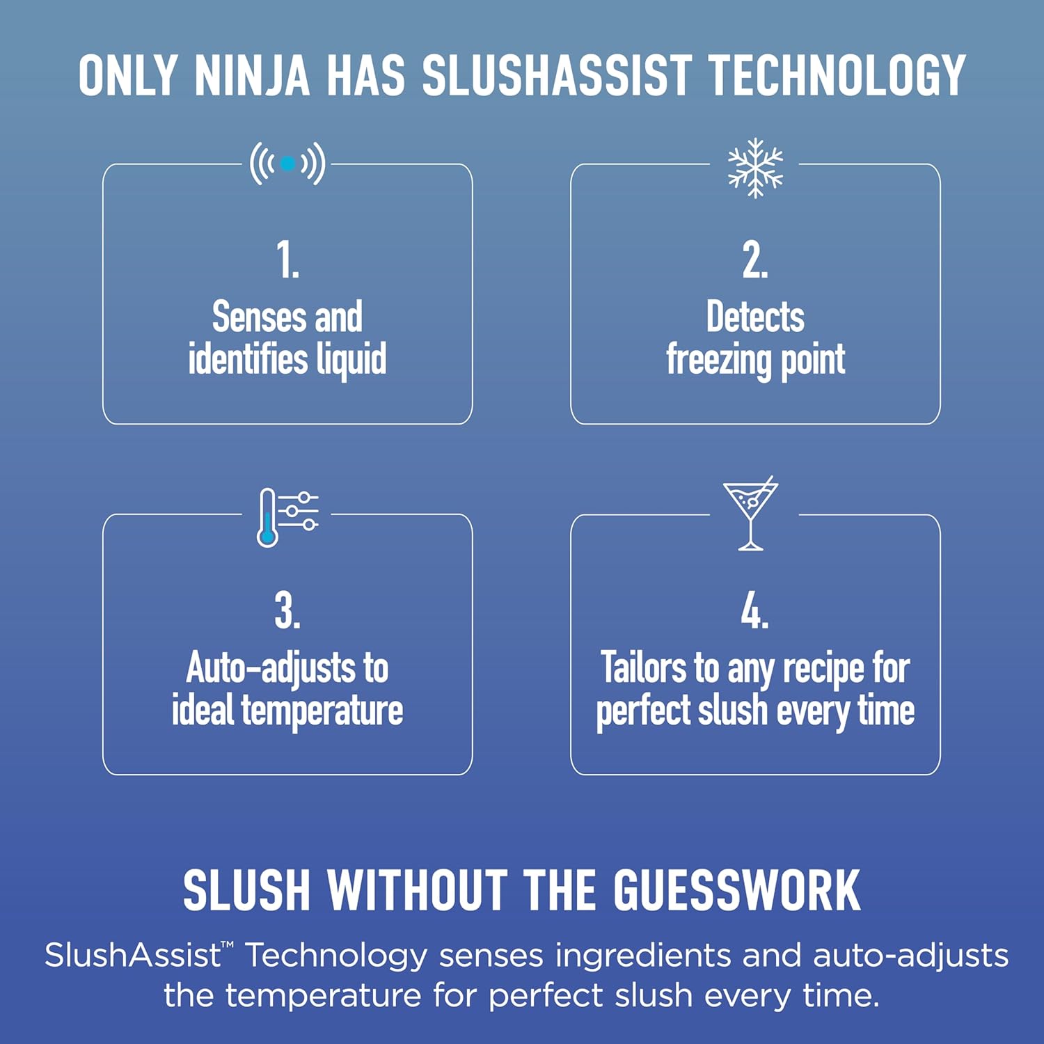 Ninja SLUSHi Max XXL Smart Frozen Drink Maker, Top Performance and Smart Technology, Party Size 150 Ounces Capacity, No Ice Needed, 6 Programs, Ideal Temp and Texture up to 12 Hours, Peach, FS605
