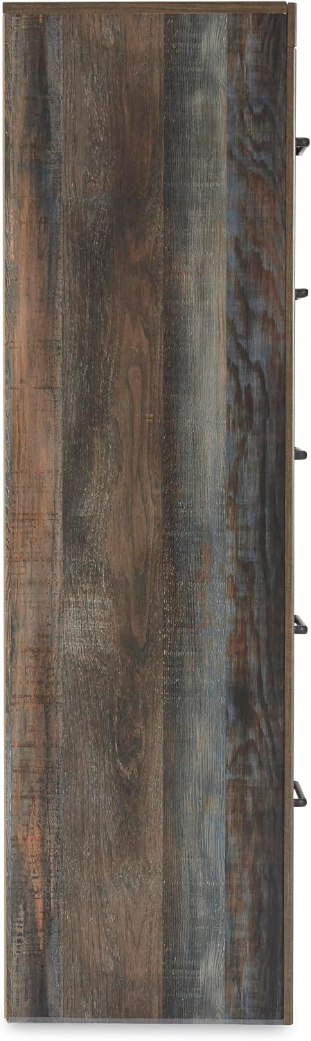 Signature Design by Ashley Drystan Casual 5 Drawer Chest, Dark Brown & Gray