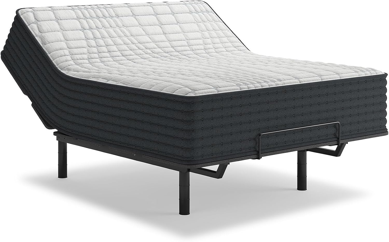 Signature Design by Ashley Hybrid 1300 13 Inch Plush Gel Memory Foam Mattress with Edge Support for Pressure Relief, Queen, Fiberglass-Free, Mattress in A Box