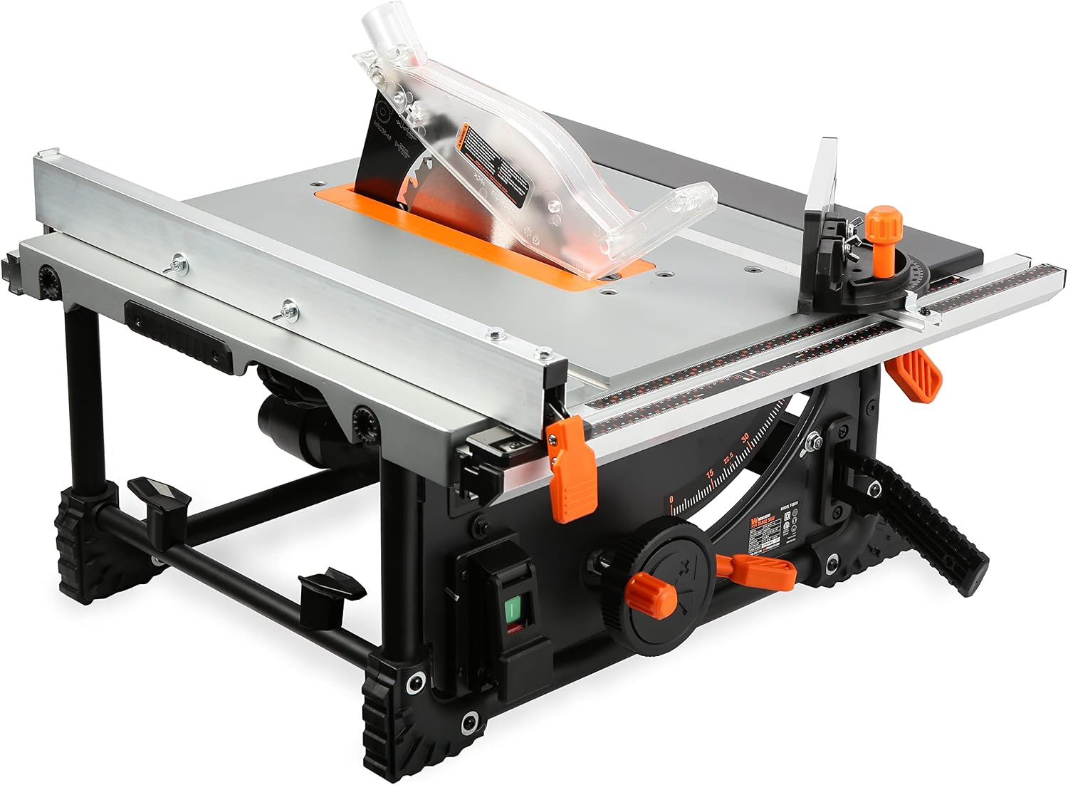 WEN TT0811 11-Amp 8.25-Inch Compact Benchtop Jobsite Table Saw, Black
