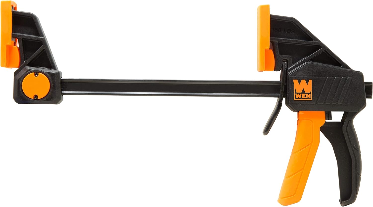 WEN CLR062 6-Inch Heavy Duty Steel Bar Clamps and Spreaders with 2.3-Inch Throat, Four Pack